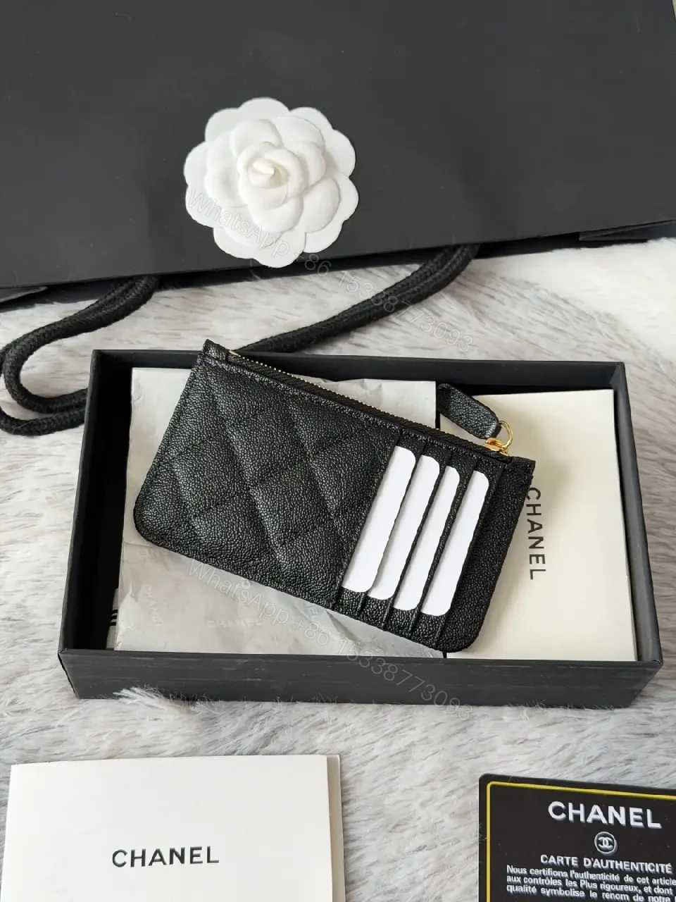 View 8 of Chic Textured Wallet on Chain — Compact Luxury, Everyday Versatility