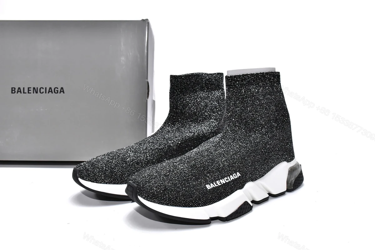 Balenciaga Speed Trainer Silver — view 2