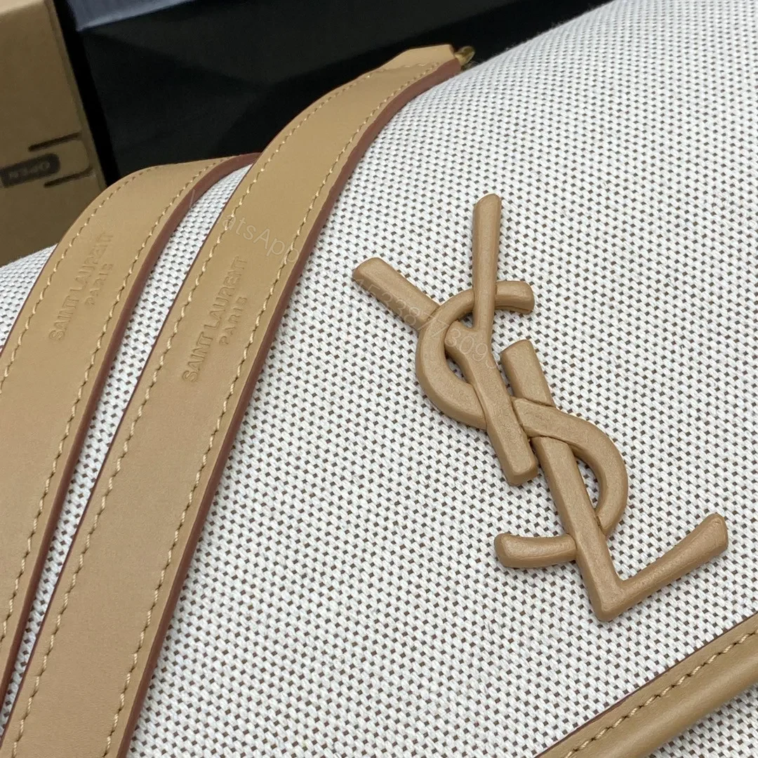 View 5 of Yves Saint Laurent YSL Niki Bag Natural Canvas