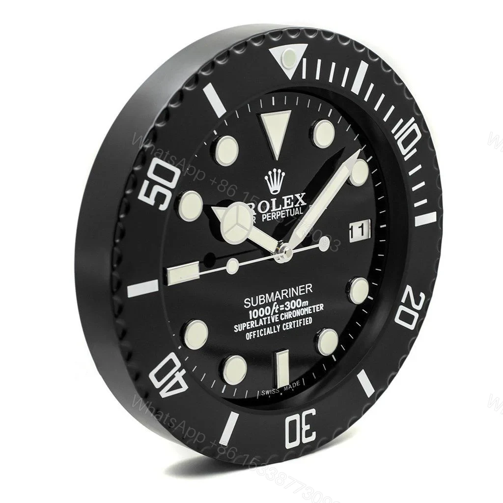 ROLEX WALL CLOCK – SUBMARINER BLACK — view 1