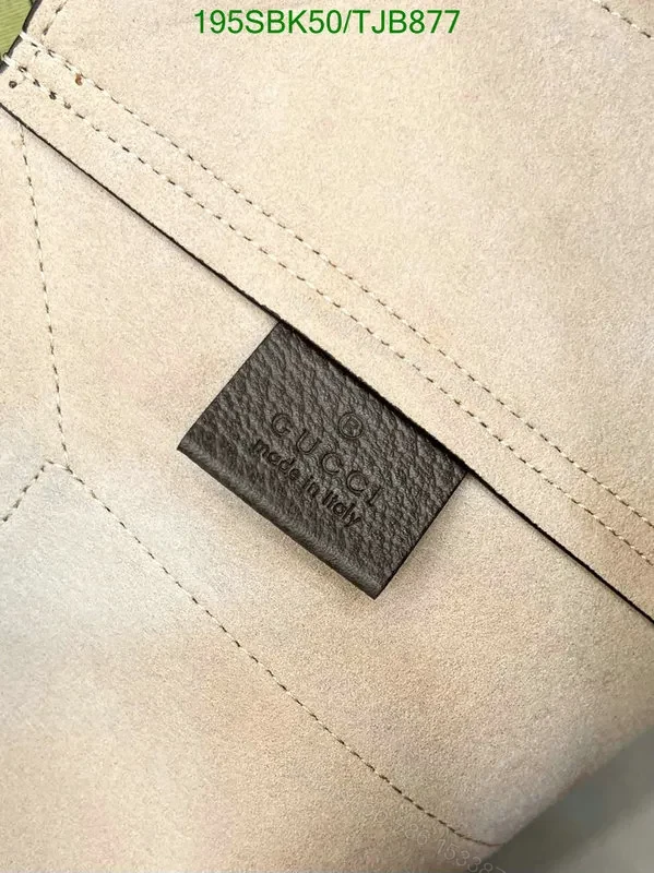 View 9 of Gucci Beige Medium Canvas Supreme Handbag featuring GG Logo SAS745