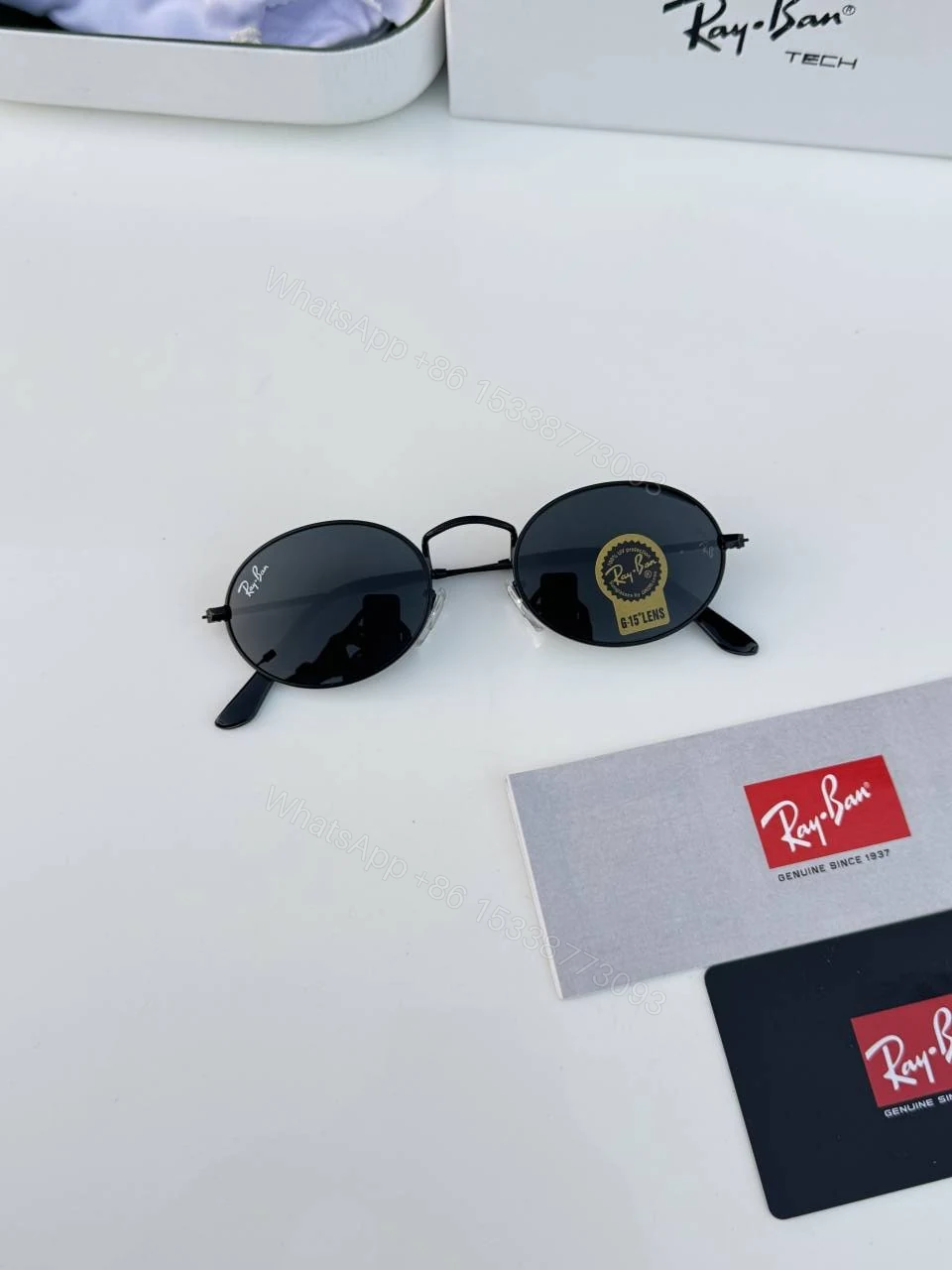 View 2 of First Copy RayBan 3547 Black Sunglasses