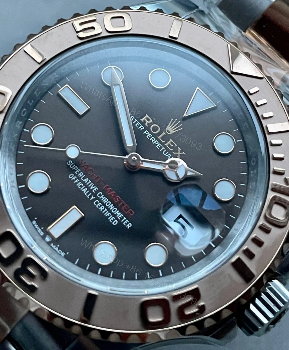 View 3 of CF FACTORY 1:1 Rolex Yacht-Master 116621 SS/RG 904L steel Black Dial VS3235