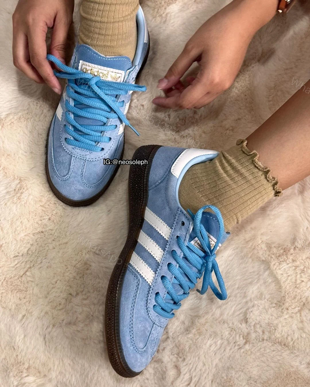 View 2 of FIRST COPY ADIDAS ORIGINALS HANDBALL Spezial sky