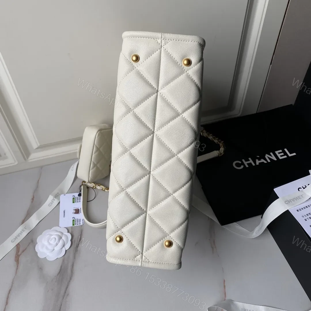 View 2 of Chanel SMALL TOTE White