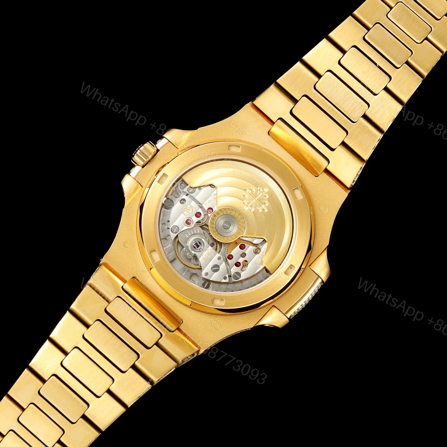 View 9 of Patek Philippe Nautilus 5711 Diamond Pavé Watch 40mm White Gold Edition AMG-PP-BD1-5711-DIAMOND-40