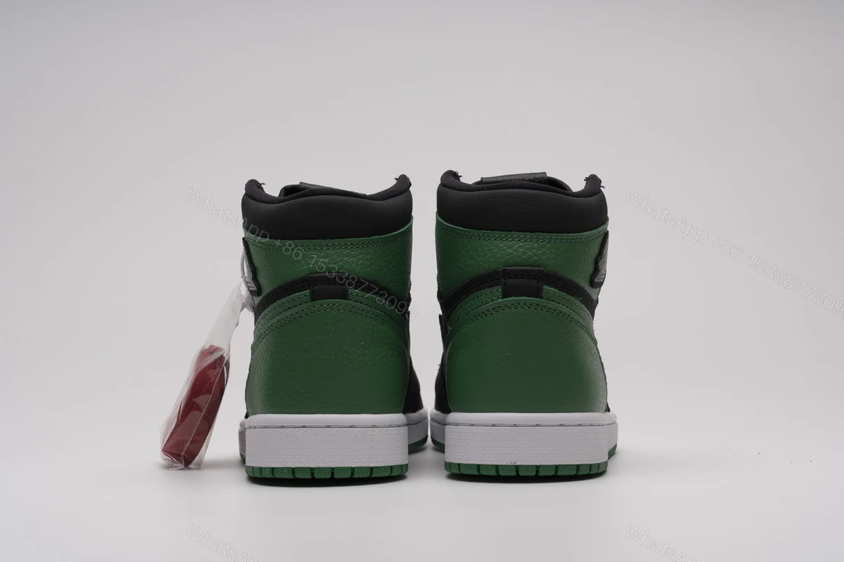 View 3 of Air Jordan 1 Retro High Pine Green Black 555088-030