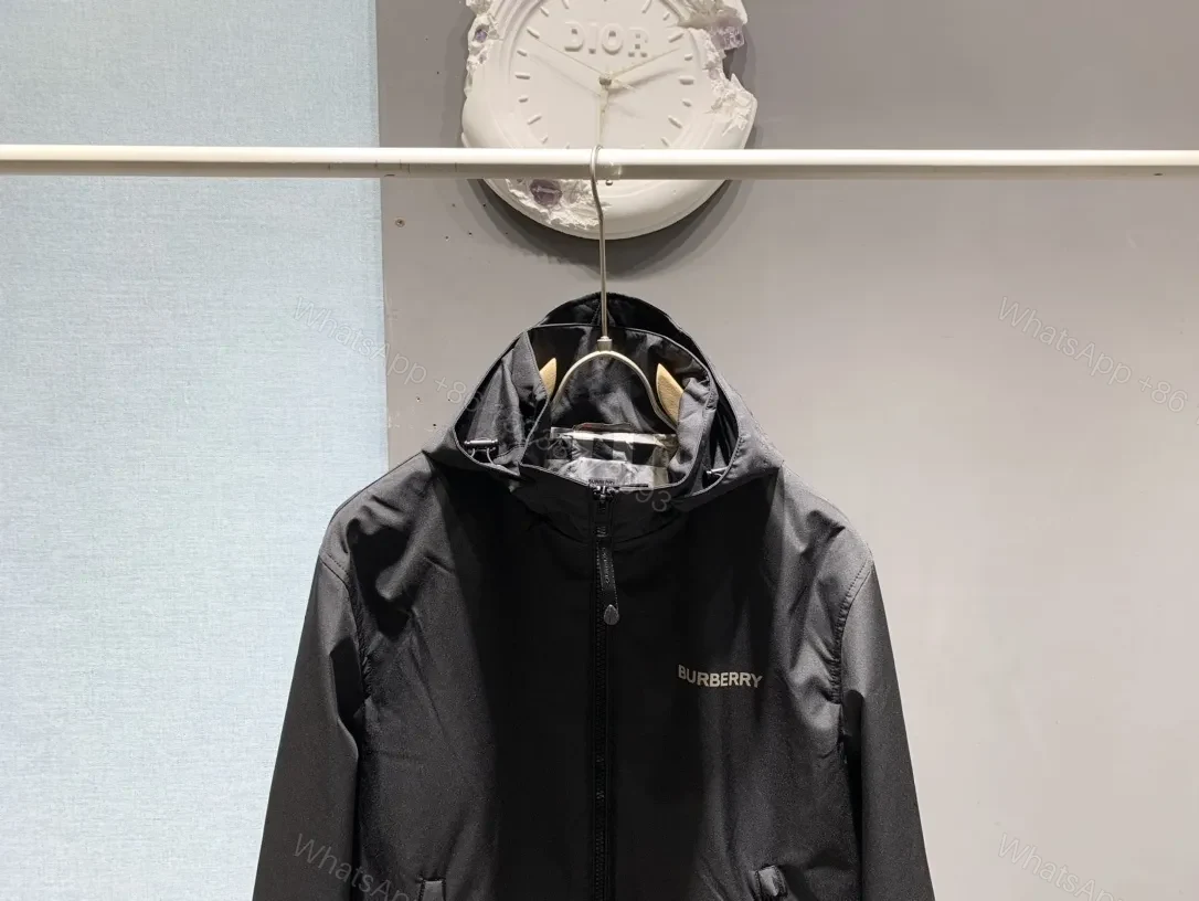 View 3 of Black Packable Windbreaker: Modern, Lightweight Protection