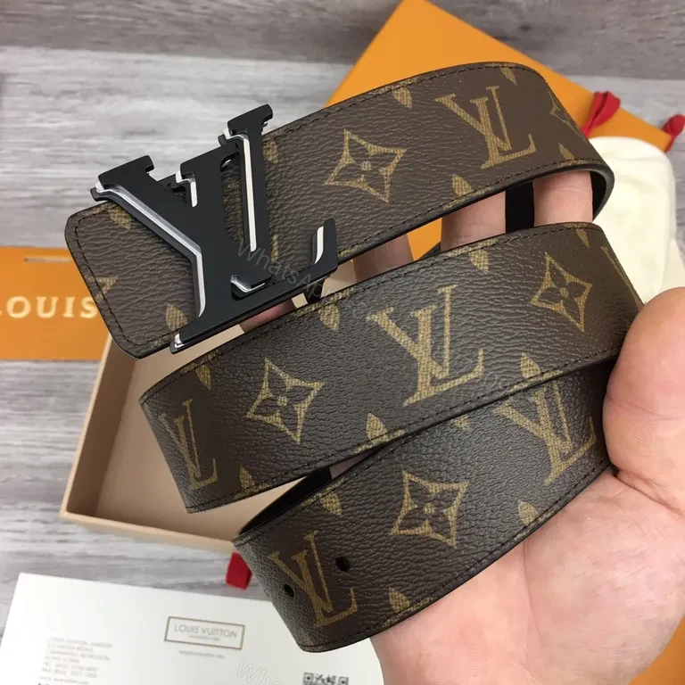 View 6 of Louis Vuitton Monogram Belt: Subtle Luxury