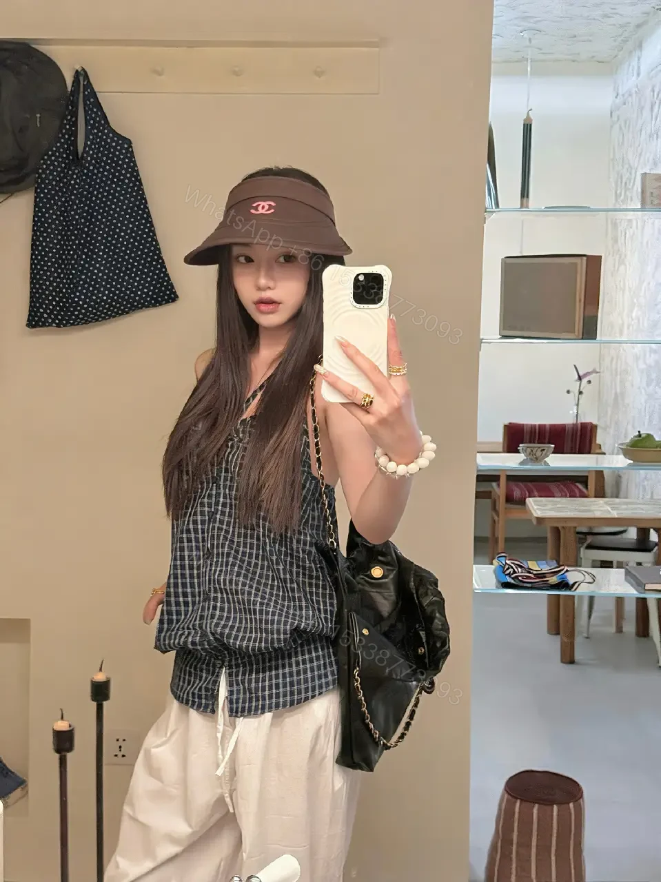 View 5 of Chocolate Brown Visor Cap: Sculpted Silhouette, All-Day Luxury