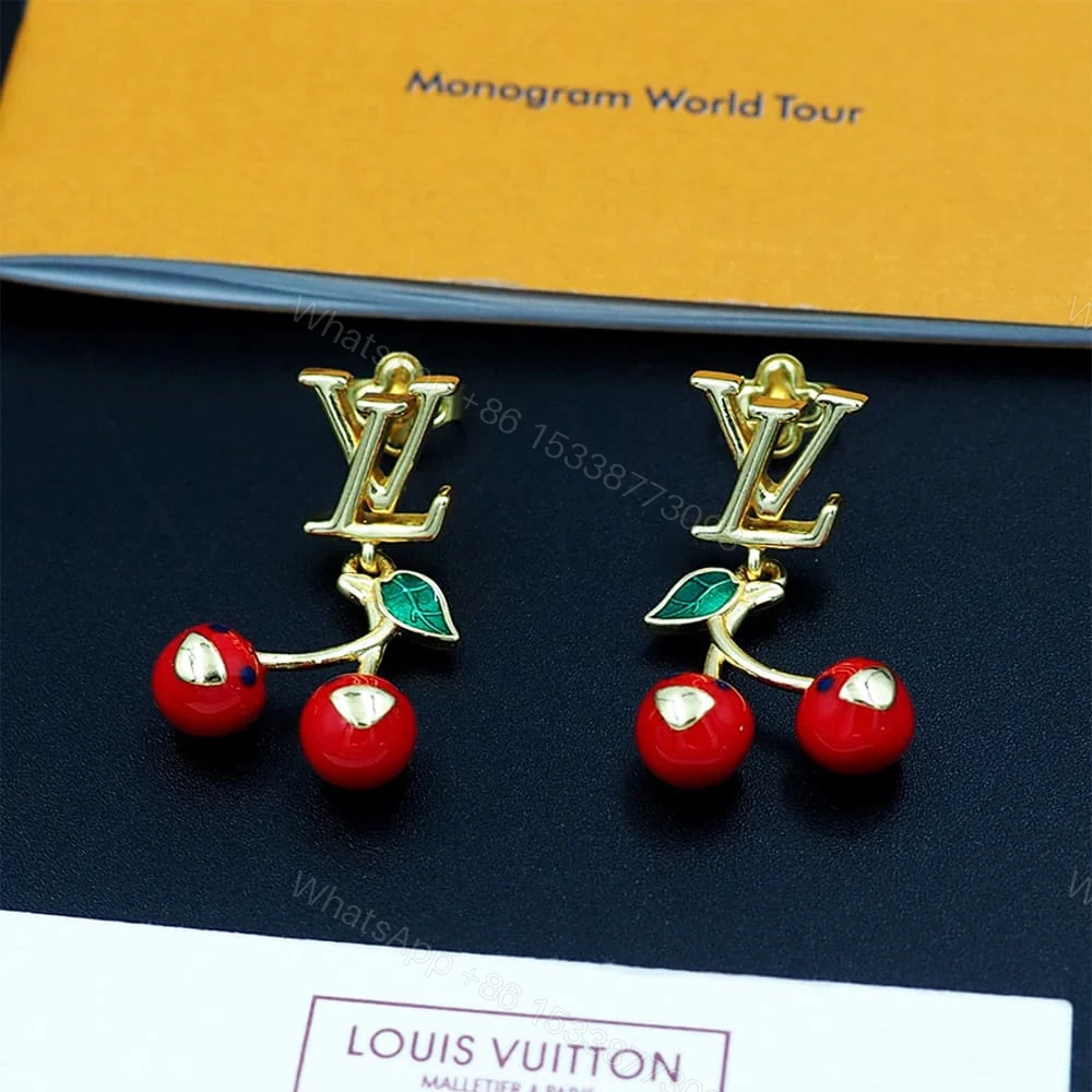 View 3 of LV x TM CERISE EARRINGS