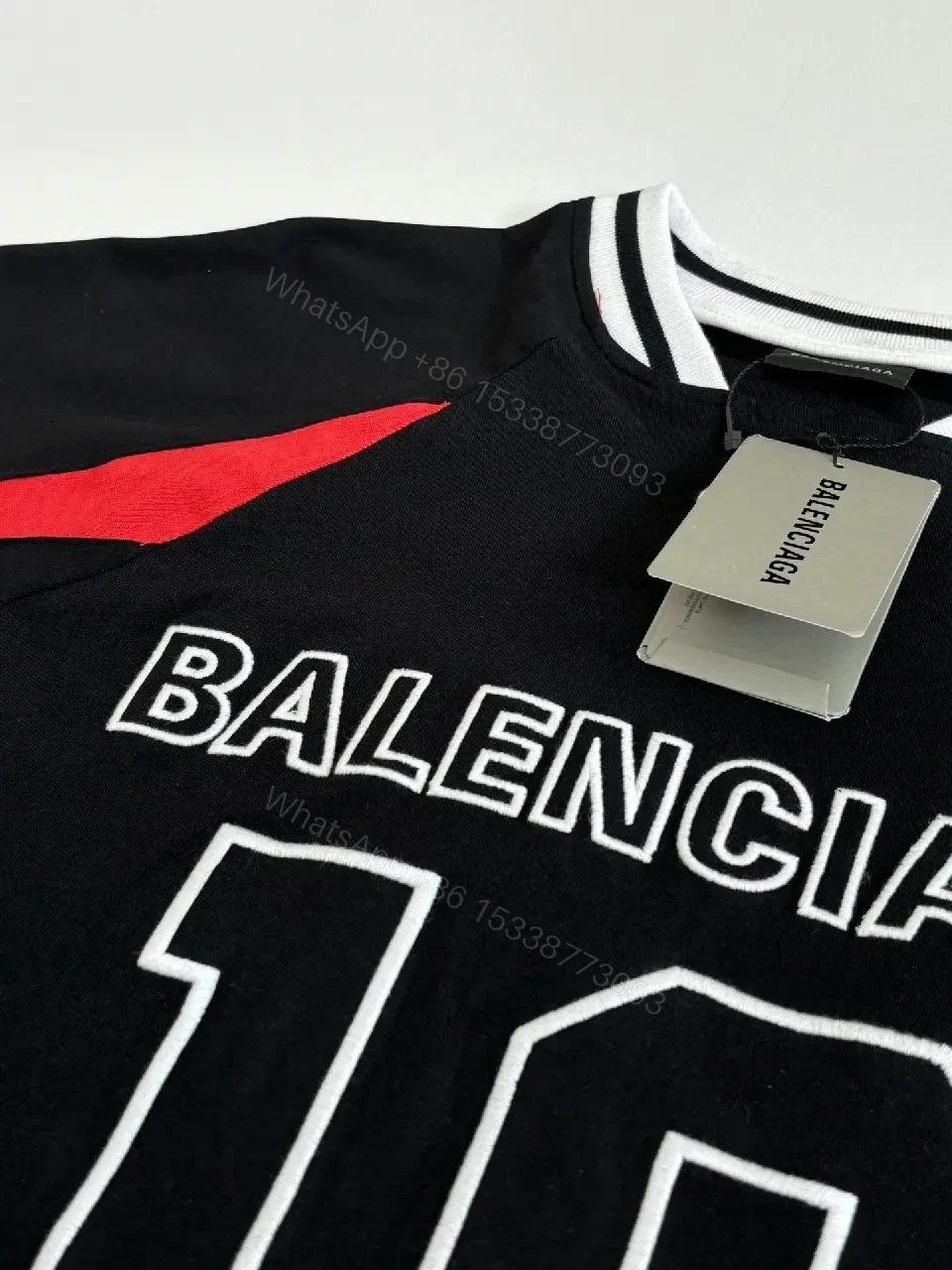 View 11 of Bold Jersey: Black Knit, Red Accents, Street Luxe Jersey