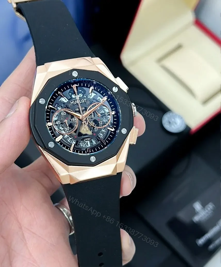 View 2 of Hublot Big Bang Diamond Cut Chronograph Limited Edition Skeleton Dial