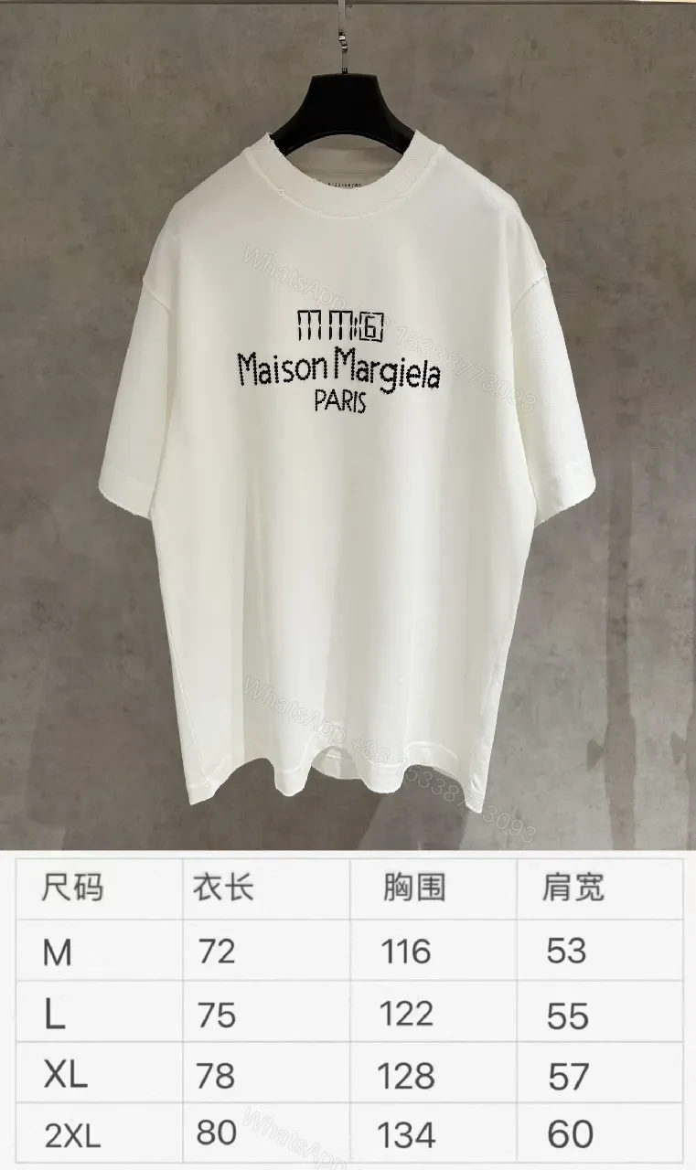 View 4 of Relaxed White Tee + Cotton Jersey + Minimalist + Embroidered Logo + T-Shirt