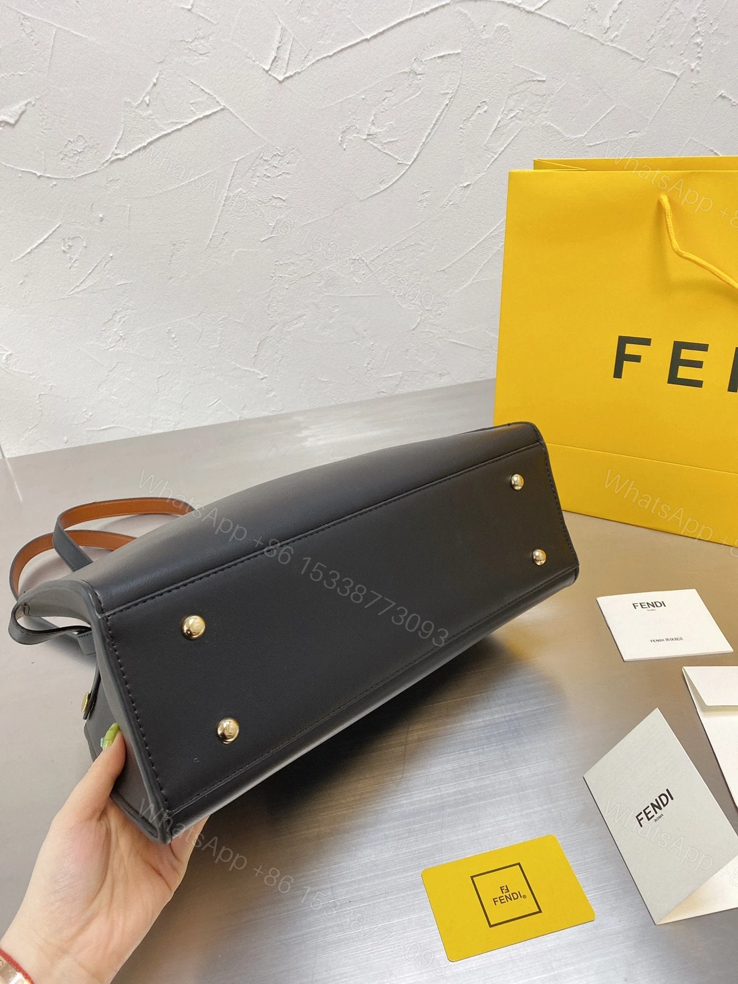 View 9 of Fendi Peekaboo X Tote