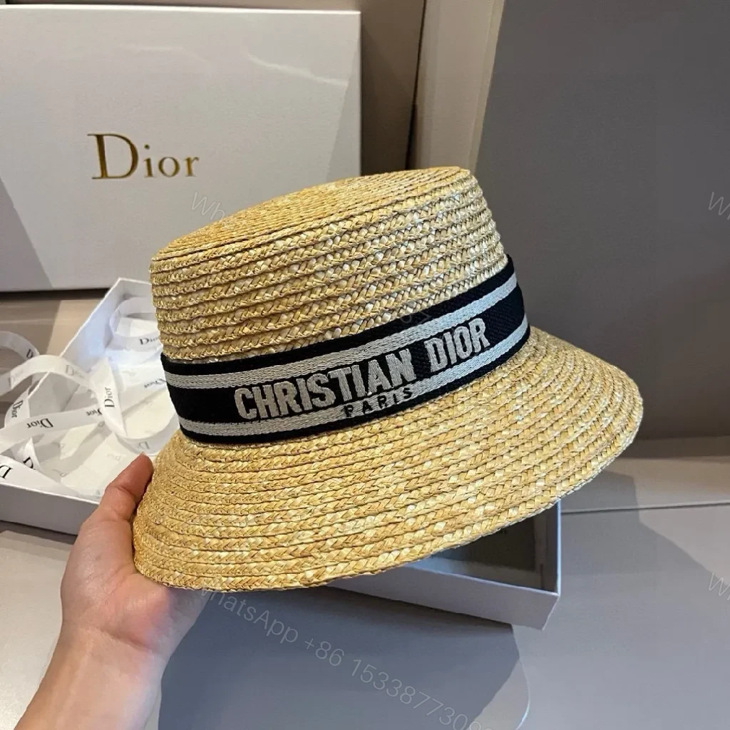 View 8 of Straw Hat + Straw + Luxe + Bold Band + Hat