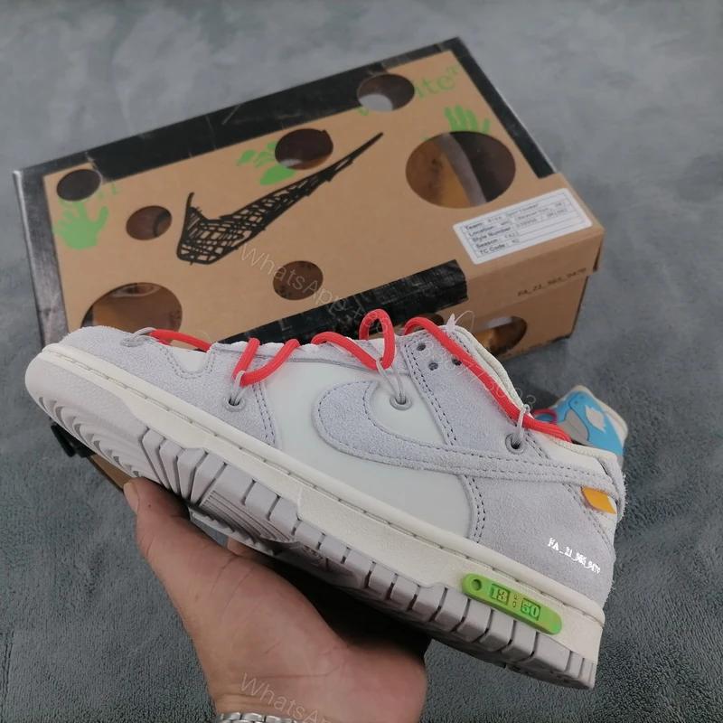View 7 of OFF WHITE x Nike Dunk SB Low The 50 NO.13 DJ0950-110