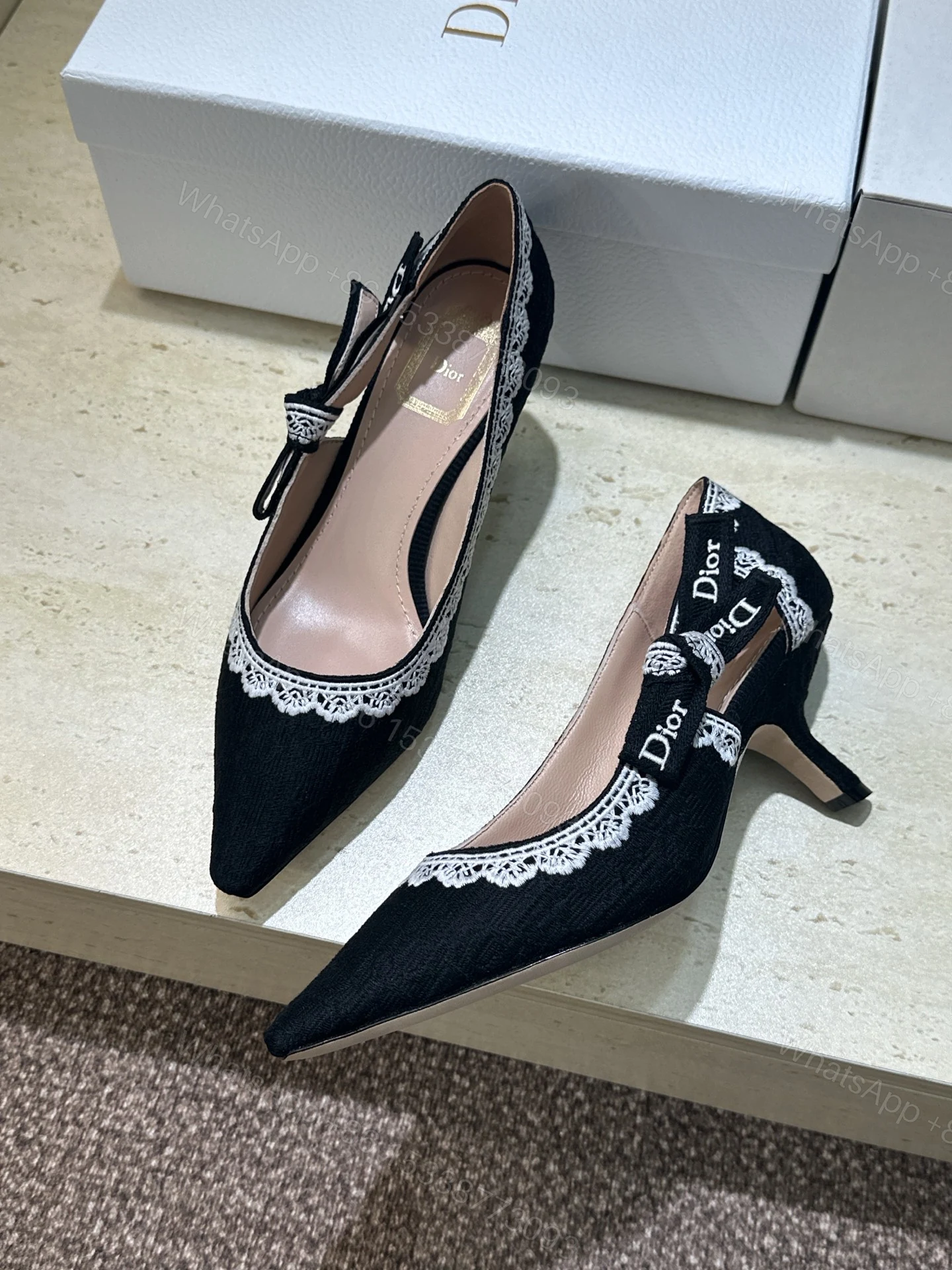Dior Replica Heels Black — view 1