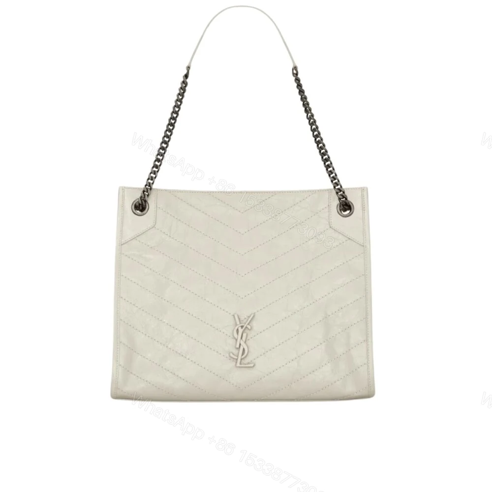 Saint Laurent Medium Niki Shopping Bag White 32Cm — view 1