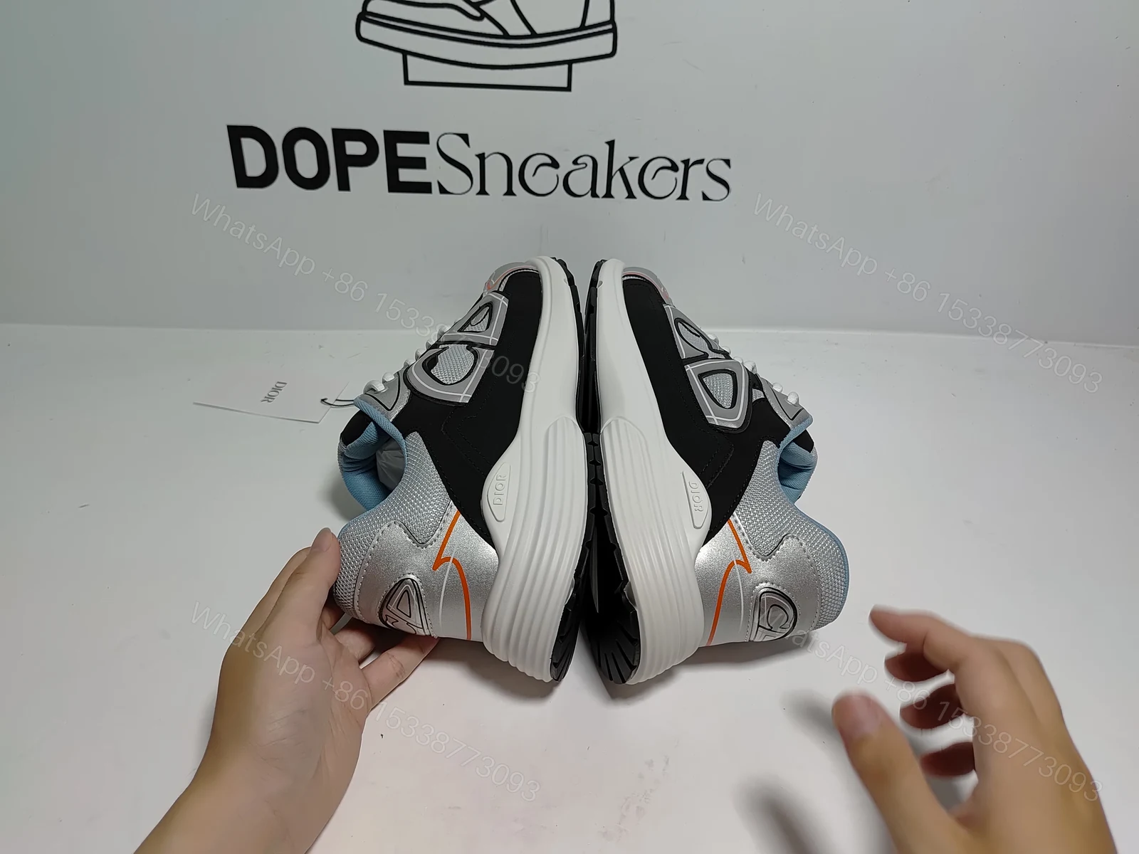 View 8 of Dior B30 Silver Dark Grey 3SN279ZYK_H882