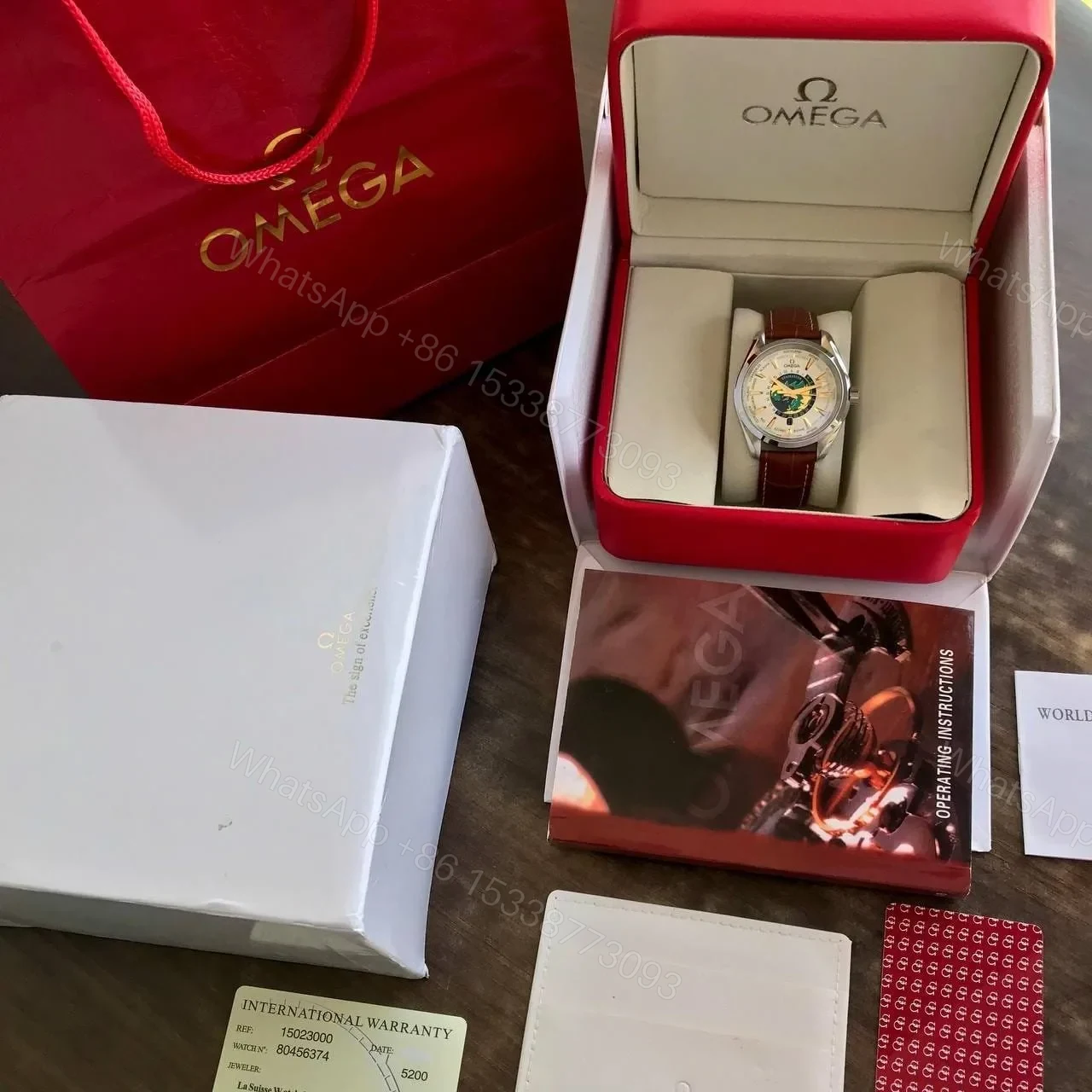 View 6 of Omega Seamaster Co-Axial Aquatera WorldMap
