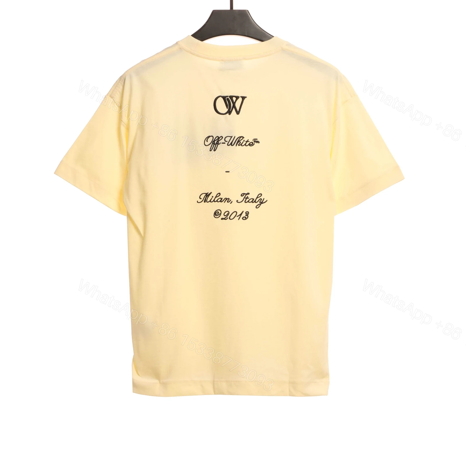 View 4 of Off-White 23 Digit Logo Beige T-Shirt