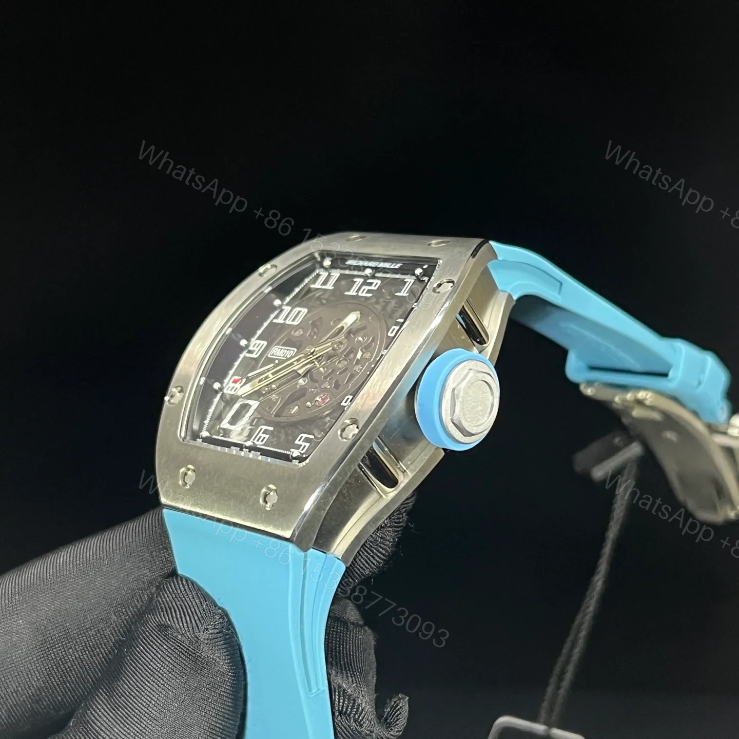 View 5 of Richard Mille RM010 Inspired Skeleton Automatic Watch RM010-SK-316L-2026