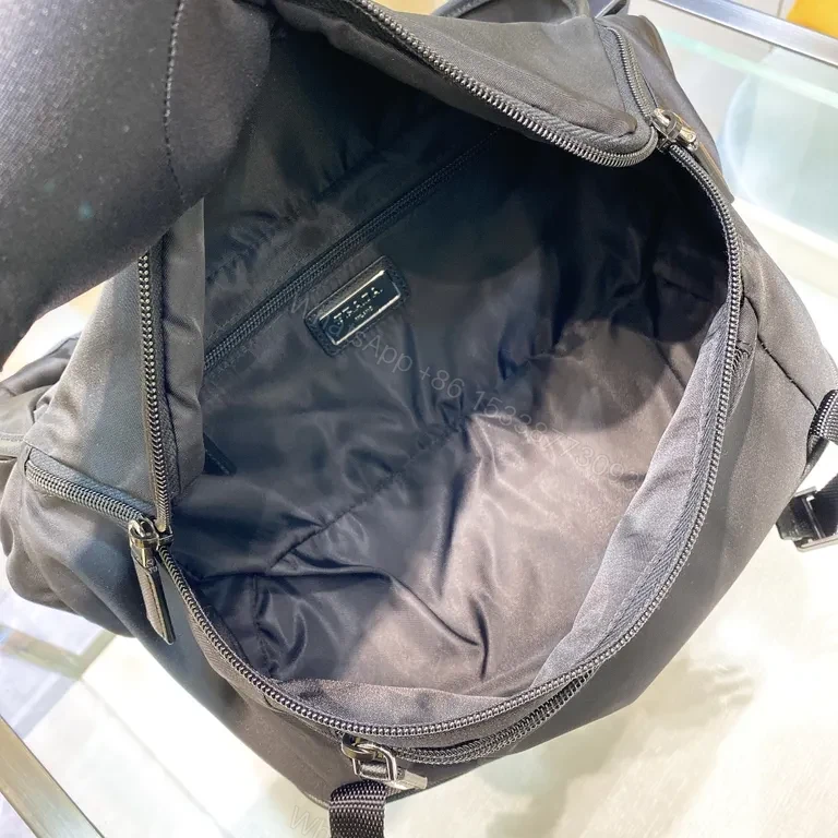 View 6 of Compact Black Crossbody: Prada-Inspired, Lightweight & Durable