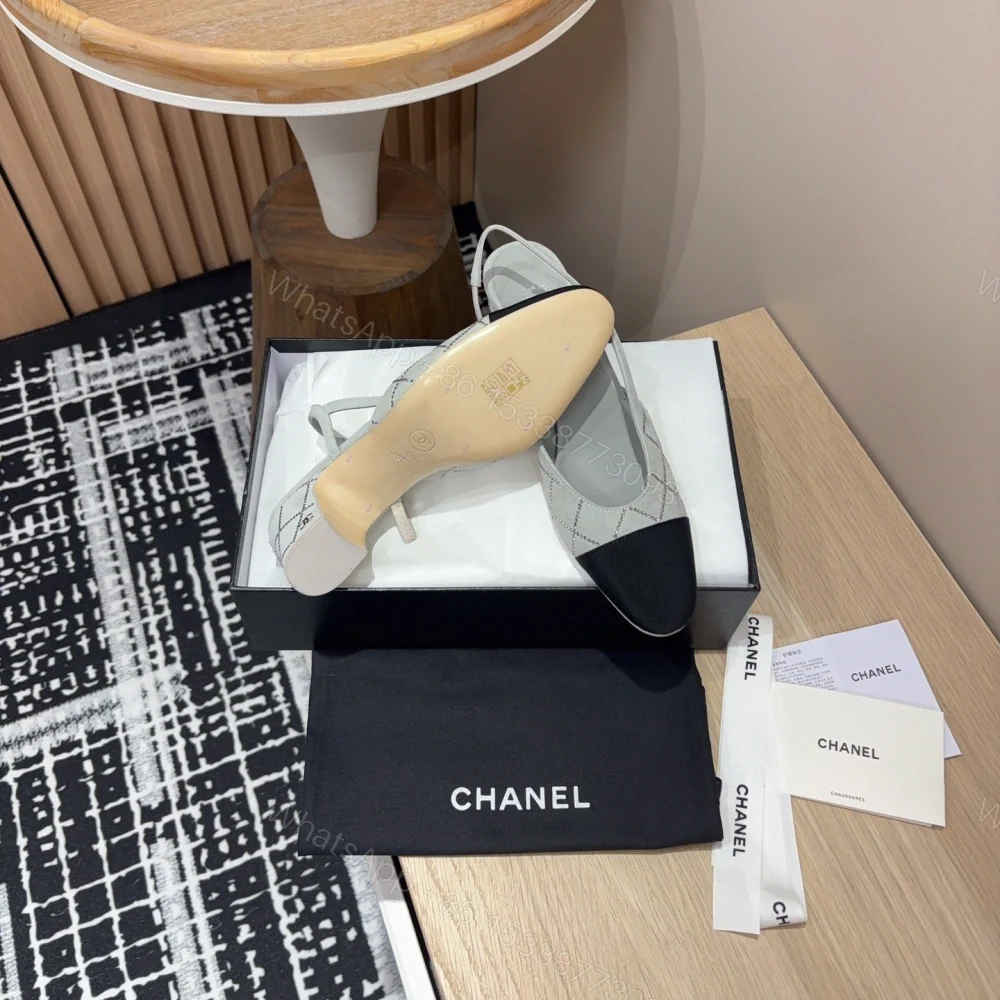 View 9 of 高仿Chanel*25C系列G31319小羊皮休閒單鞋灰色6.5CM免檢版