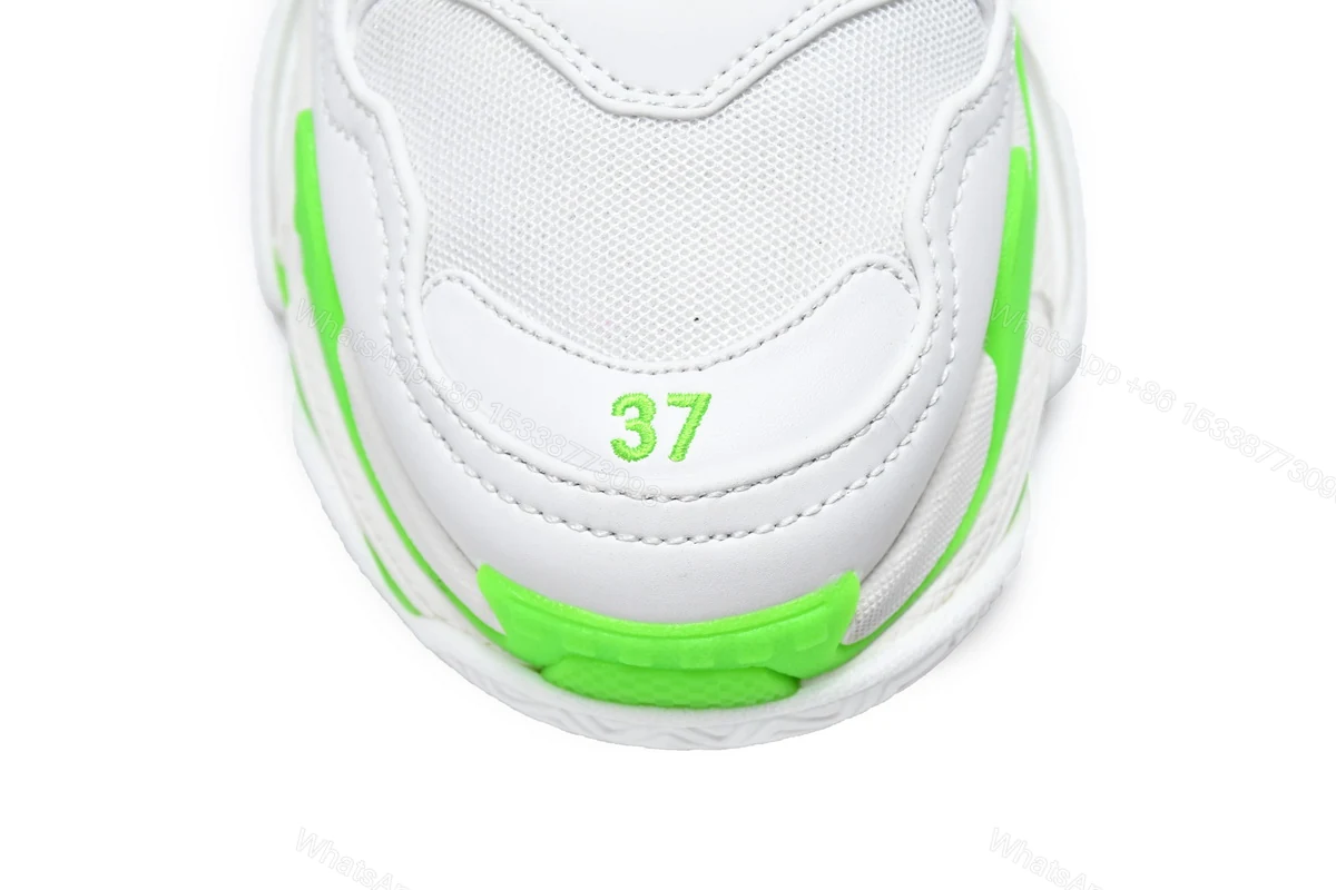 View 7 of Balenciaga Triple S White Grey Green 524039 W2CA3 5390
