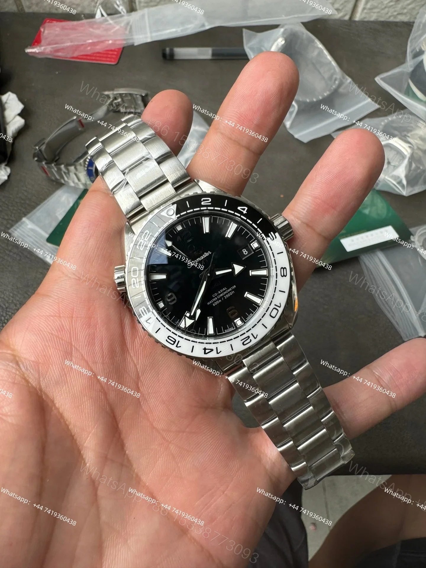 View 4 of Omega Super Clone Seamaster Planet Ocean 600M 215.30.44.22.01.001