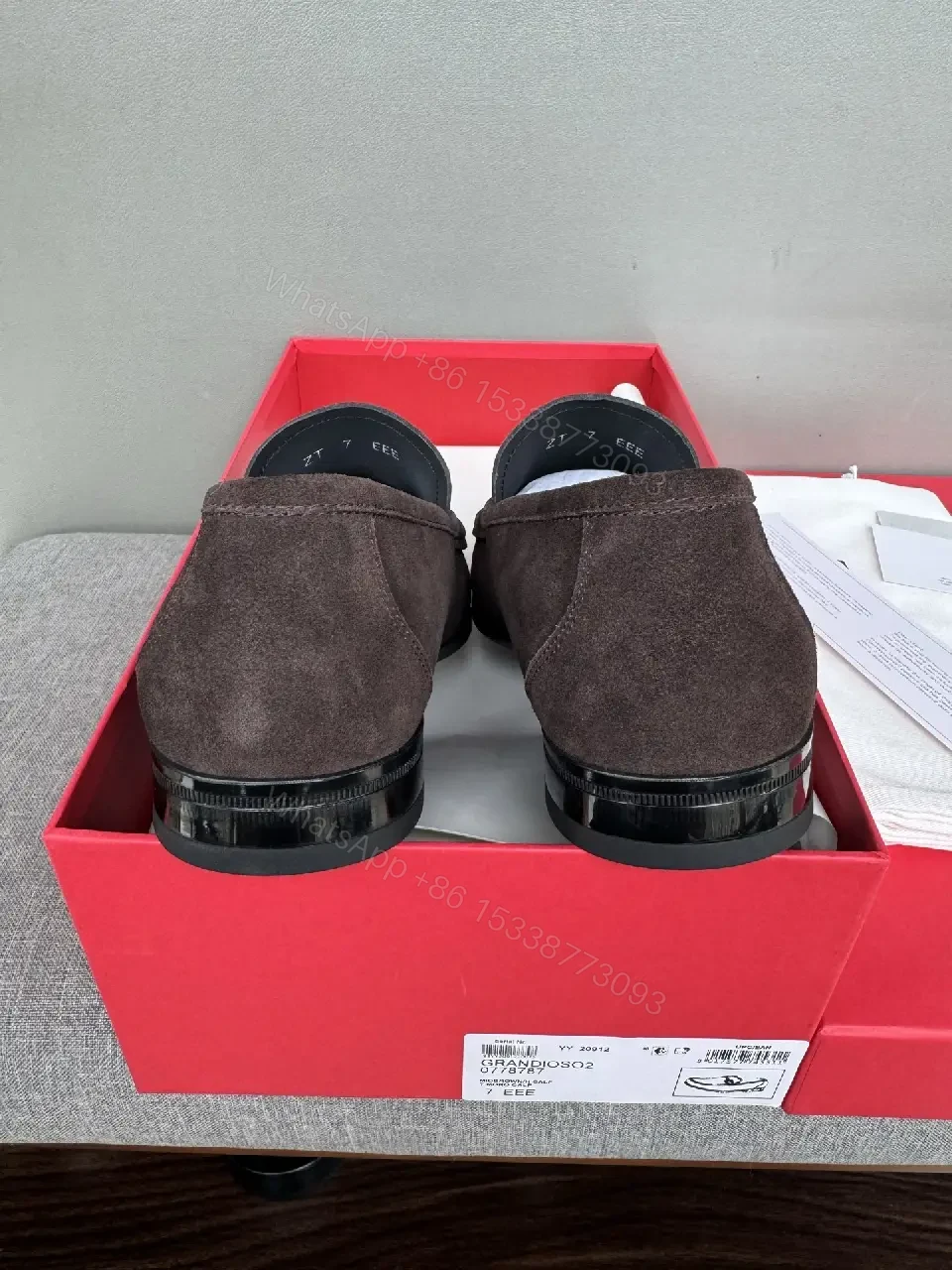 View 10 of Dark Chocolate Suede Driver Moccasins – Refined Luxury Style