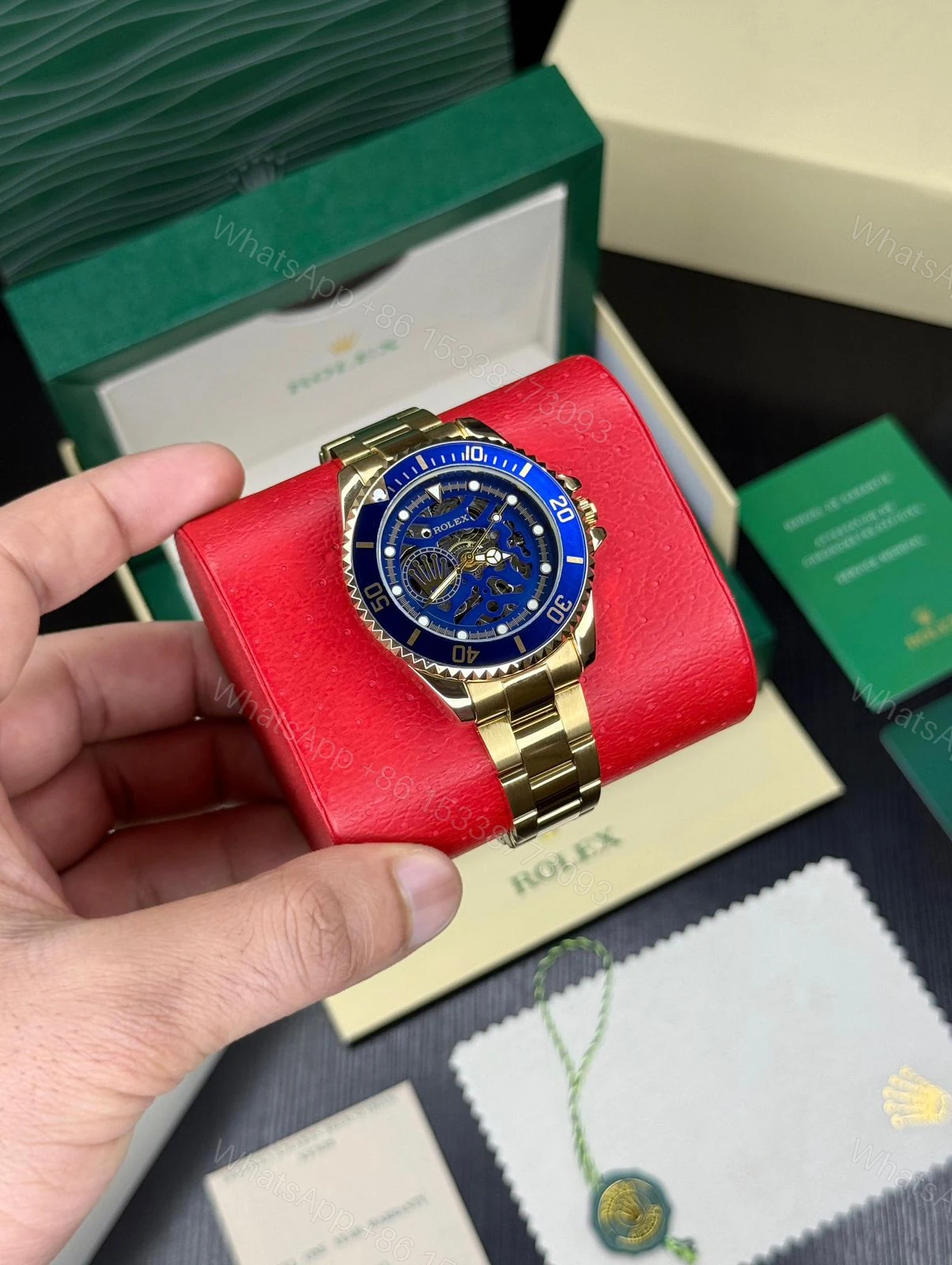 First Copy Rolex Men’s Automatic Gold Watch — view 1
