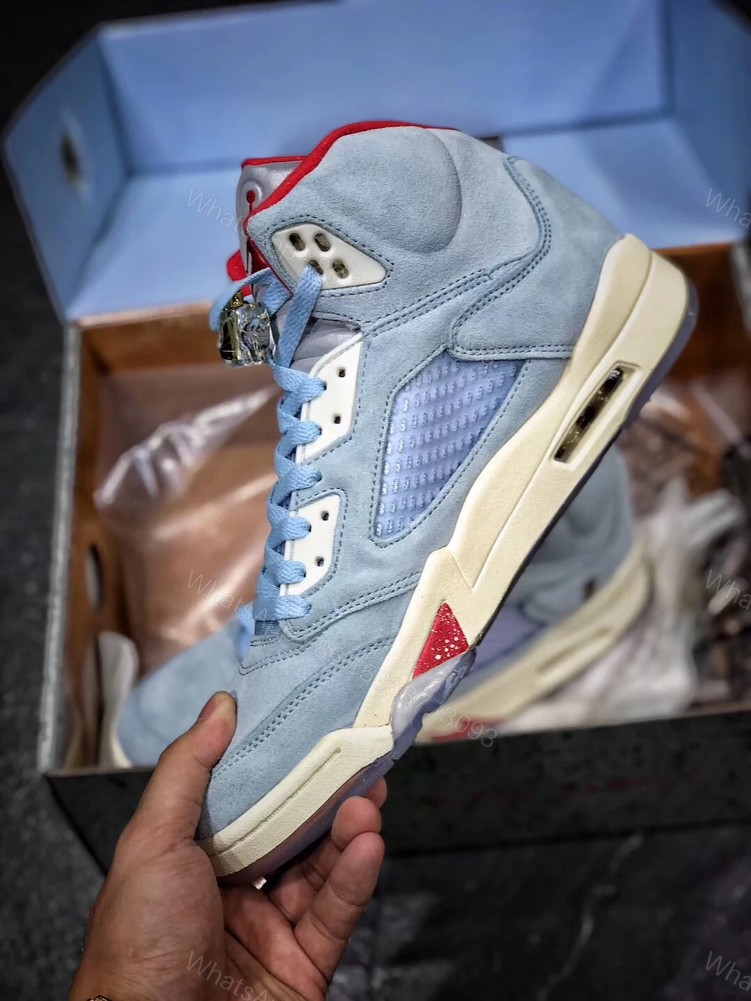 View 2 of Trophy room x Air Jordan 5 Reps