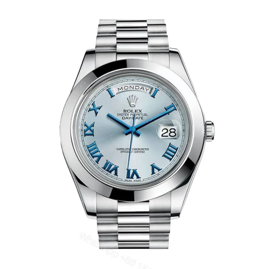 Rolex Day-Date 40 228238 Super Clone : 40mm Yellow Gold Champagne Roman Numeral Dial — view 1