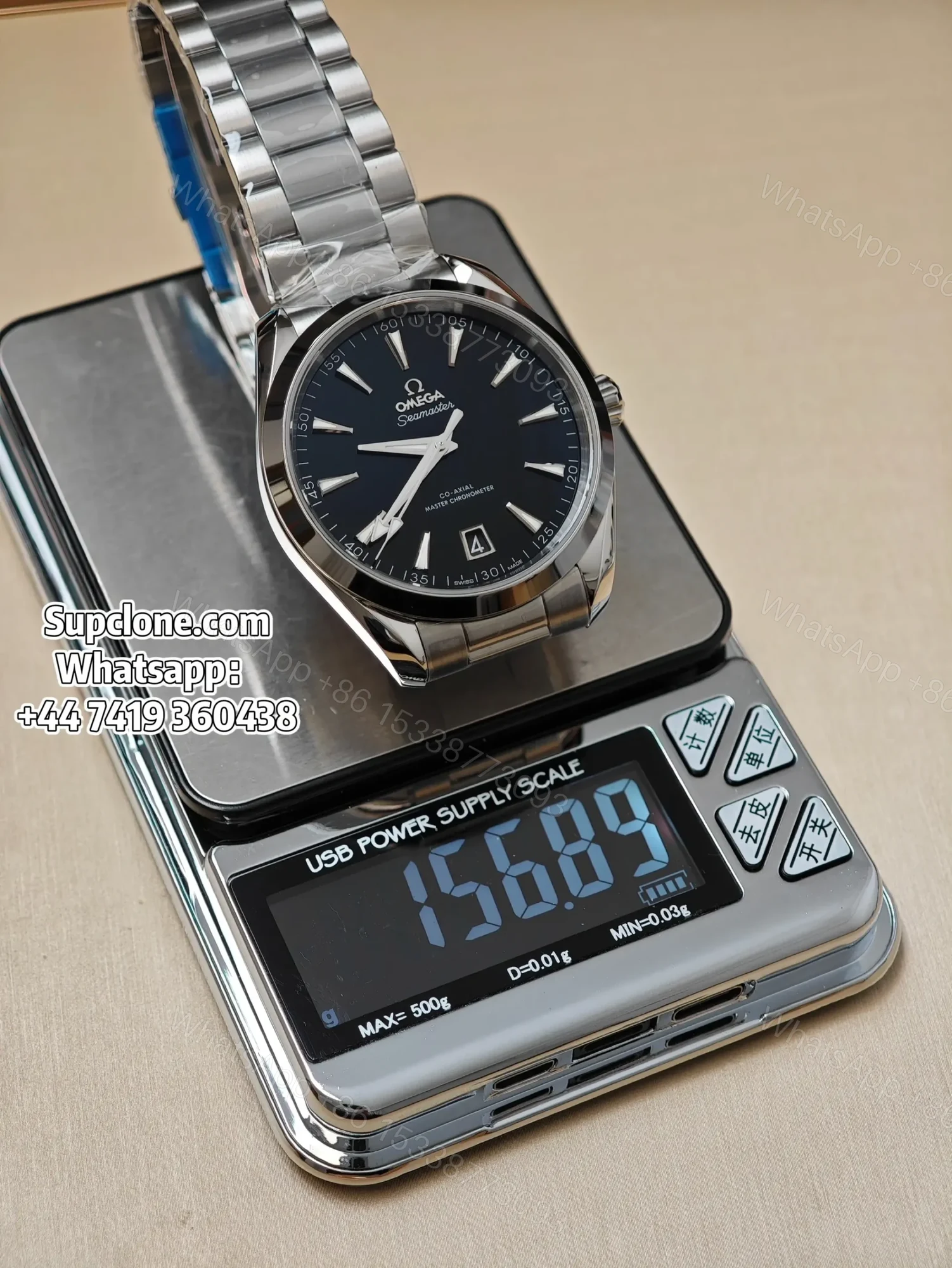 View 12 of Omega Aqua Terra 220.10.41.21.01.002 41mm Super Clone Black Dial Watch