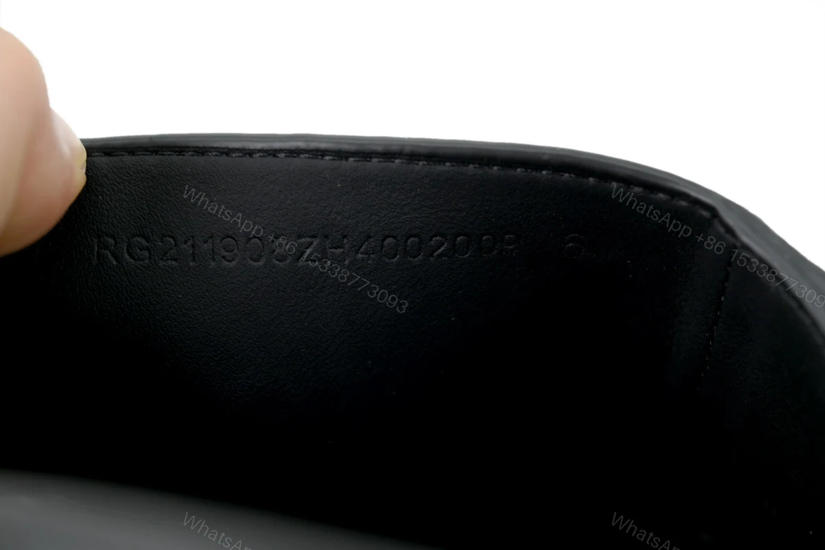 View 4 of HERMES Solid Black Button Slides