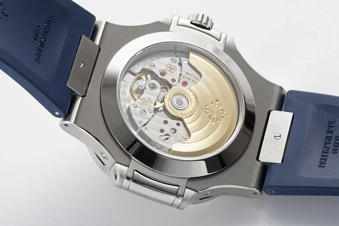 View 8 of MP Factory Patek Philippe Blue Nautilus Rubber Watch