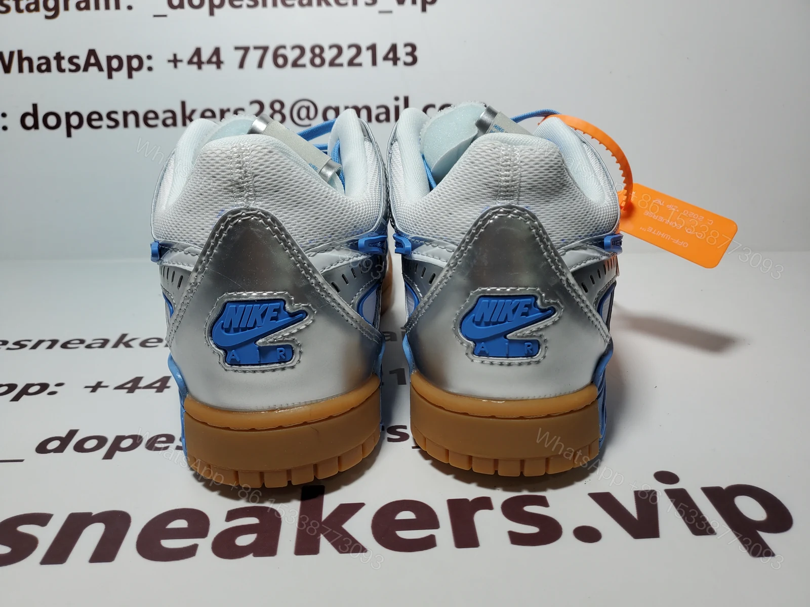 View 2 of Nike Air Low Rubber Dunk Off-White UNC
