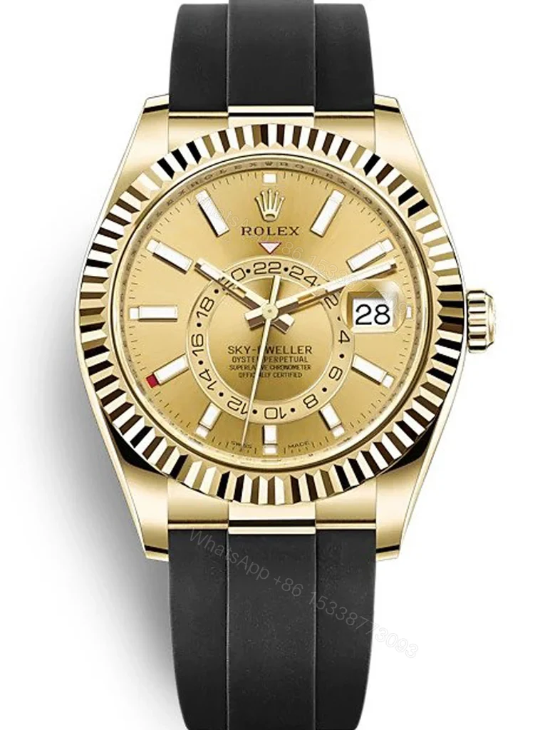 Replica Rolex Sky-Dweller Champagne Dial 326238 — view 1