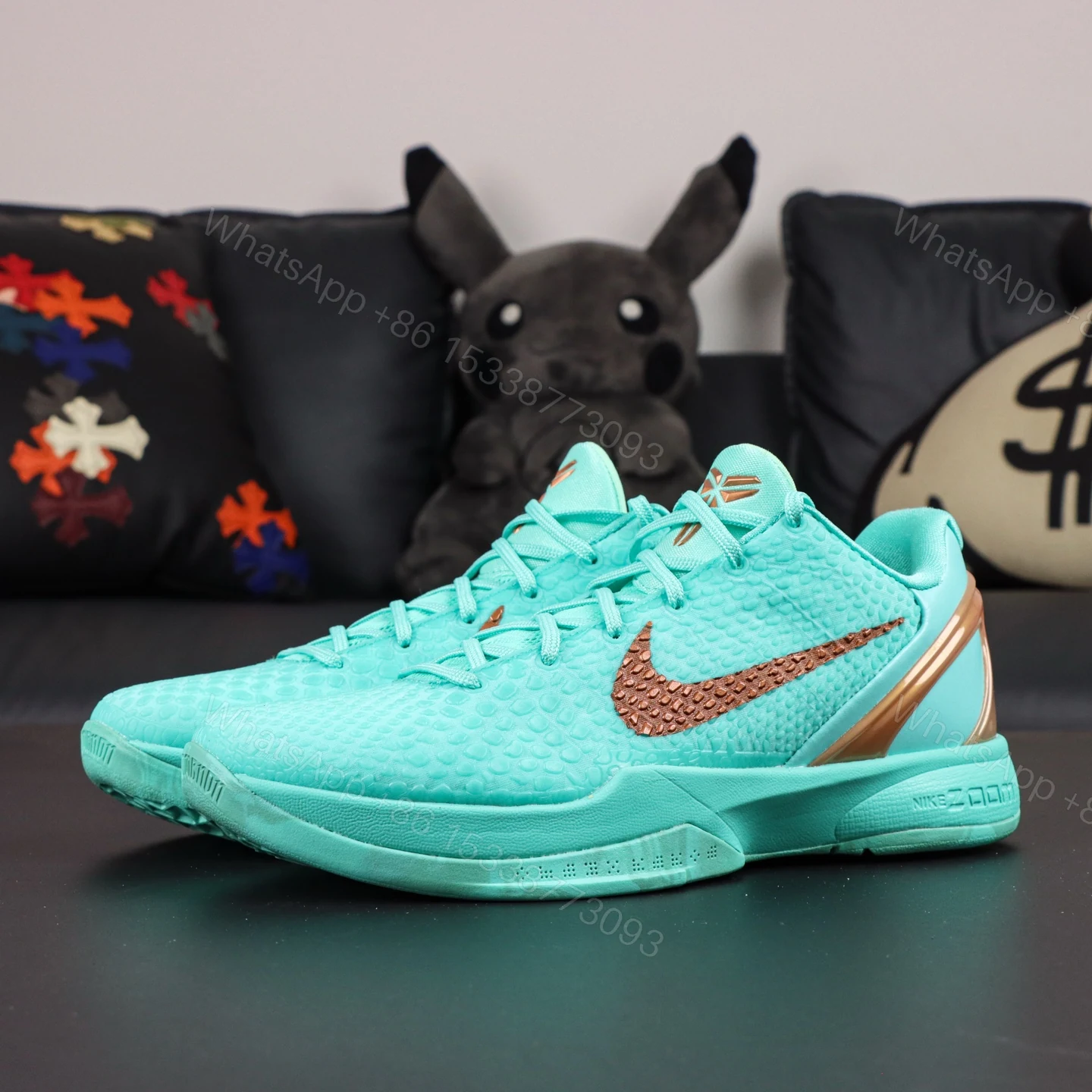 View 8 of Jalen Brunson x Kobe 6 Protro Statue of Liberty PE Reps