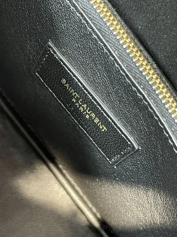 View 7 of Elegant Leather Tote with YSL Hardware: Everyday Luxury Tote