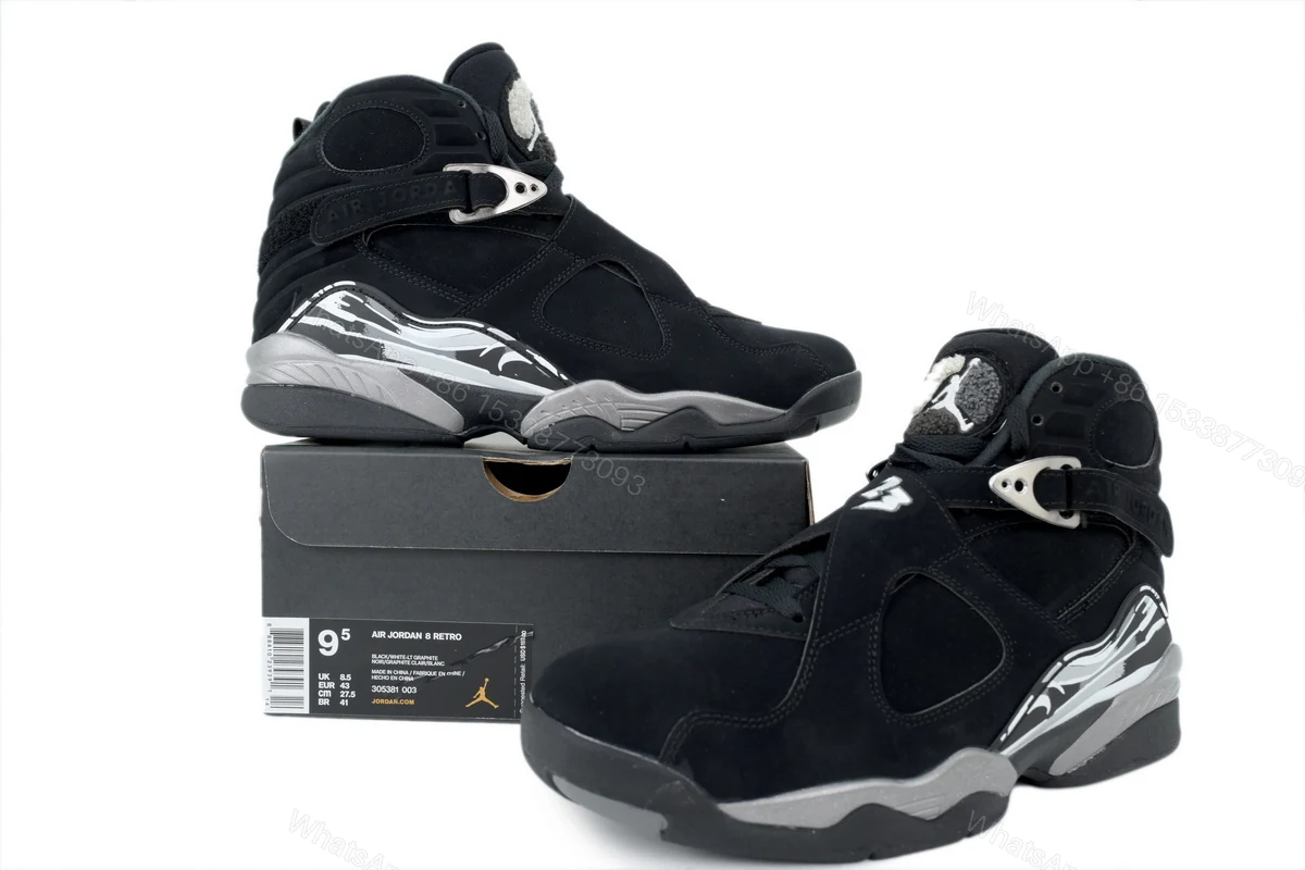 View 8 of Air Jordan 8 Retro 'Chrome' 305381-003