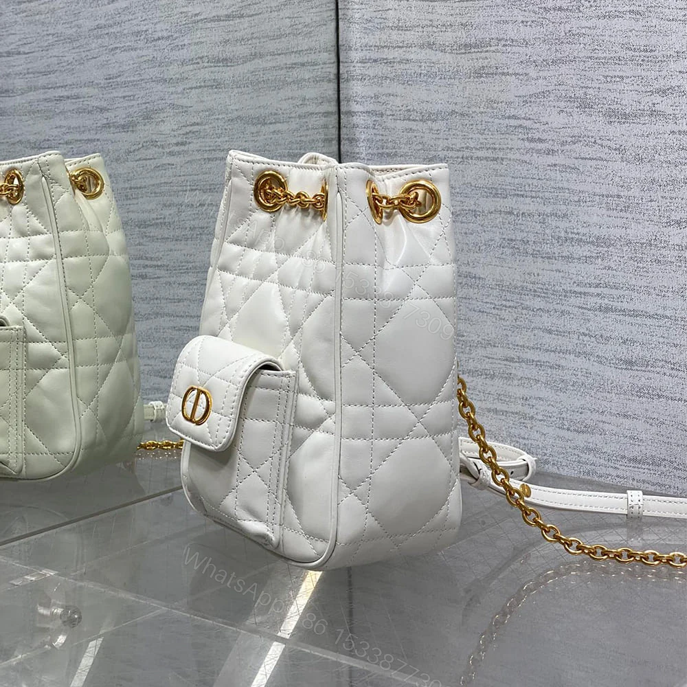 View 3 of Dior Small Dior Caro Multicarry Backpack with Chain(HIGH-END GRADE)