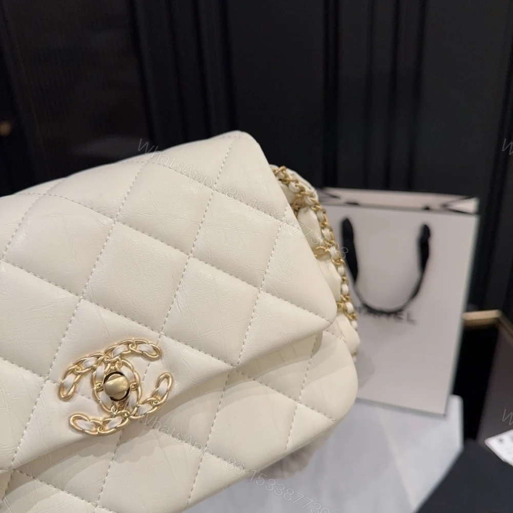 View 6 of Chanel Mini Flap Bag And Gold Hardware Light Beige 20Cm