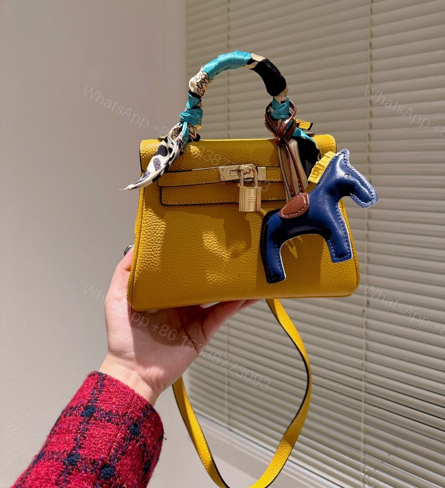 View 2 of H KELLY TOGO YELLOW 20CM