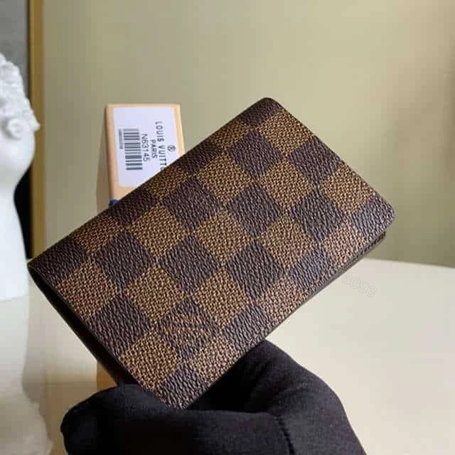 View 4 of Louis Vuitton Pocket Organizer Coated Canvas Calf Leather Lining N63145 – RRG044