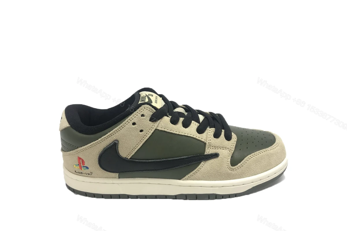 View 2 of Travis Scott x PlayStation x Nike Dunk Low SP CU1726-100