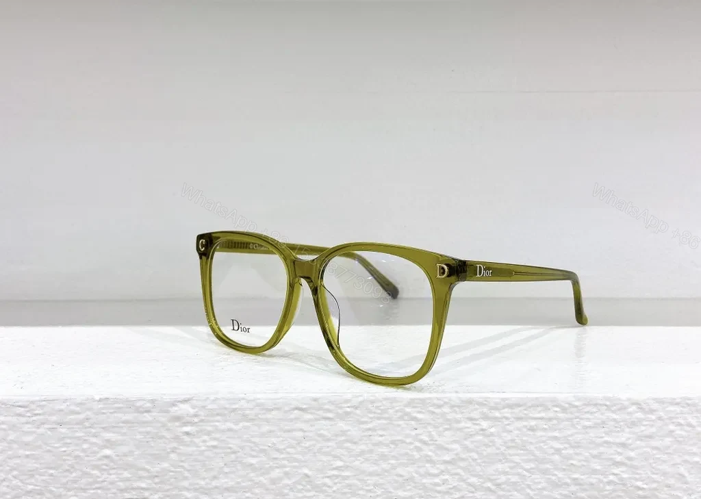 View 4 of Brown Translucent Dior-Brand Eyeglasses â€” Modern Everyday Luxury