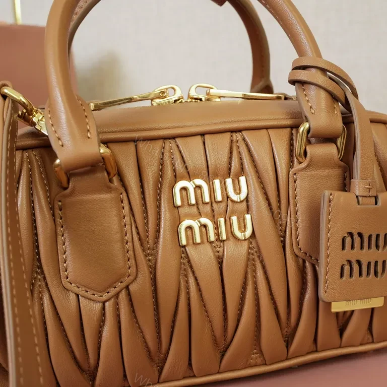 View 8 of Chic Quilted Satchel with Gold Hardware â€” Everyday Luxury Bag